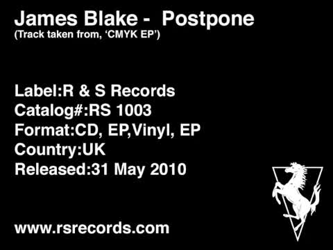 James Blake - Postpone