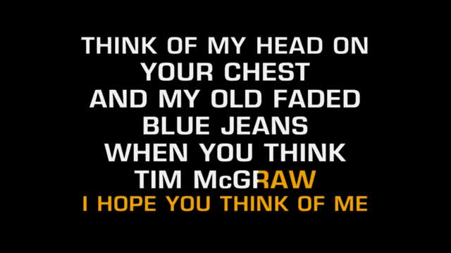 Taylor Swift - Tim McGraw